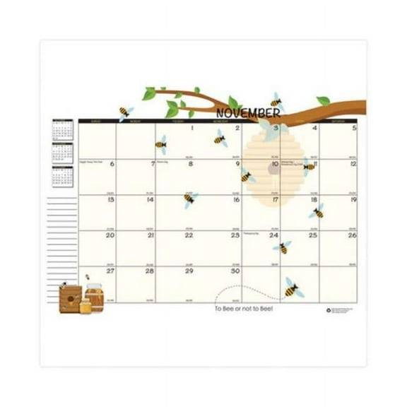 House of Doolittle HOD266502 10 x 7 in. Academic Honeycomb Multicolor Calendar