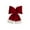 M, variant on 13.8"x 11" Red Velvet Christmas Bows, Large Decorative Velvet Bows for Wreath, Garland, Tree Decor, Holiday Party Decoration, Bow