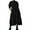Black, variant on Chouyatou Women's Summer Puff Sleeve Maxi Tiered Babydoll Dress Casual A-Line Swing Long Shirt Dress