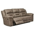 thumbnail image 6 of Signature Design by Ashley Stoneland Reclining Sofa in Light Brown, 6 of 11