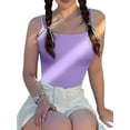 thumbnail image 2 of KelaJuan Women's Ribbed Bodysuits, Sleeveless Scoop Neck Solid Color Shapewear Leotard Cami Tops, 2 of 6