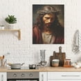 thumbnail image 5 of ADALE Jesus Poster Persecution Crown of Thorns Canvas Wall Art Christ God Picture Religious Catholic Painting Artwork Church House Room Decor Unframed 16x20 Inch, 5 of 6