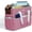 Pink, variant on LAVFOX Craft Organizer Tote Bag, Pink Large Capacity Art Storage Caddy with Multiple Pockets for Sewing, Scrapbooking, Medical, and Office Supplies