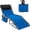 Dark Blue, variant on Chaise Lounge Chair Outdoor, 5-Position Adjustable Sun Tanning Chair with Carrying Handle and Side Pocket, Folding Bed Cot with Removable Pillow for Garden, Beach, Patio, Pool, Camp