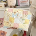 thumbnail image 4 of Bolso De Cosméticos Bolsa de cosméticos de gran capacidad para mujer, bolsa de almacenamiento para acampar (costuras de color) Sywqhk Para Estrenar, 4 of 5