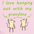 thumbnail image 2 of CafePress - I Love Hanging Out With My Grandma Body Suit - Baby Light Bodysuit, Size Newborn - 24 Months, 2 of 4