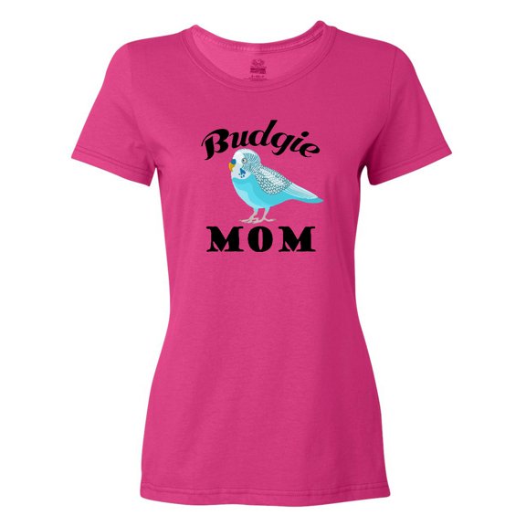 Inktastic Budgie Mom Parakeet Budgerigar Bird Women's T-Shirt