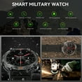 thumbnail image 5 of EIGIIS Smart Watch for Men Women Bluetooth Call (Answer/Make Call) 3ATM Waterproof 1.45'' Military Tactical Fitness Watch Tracker, 5 of 7