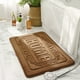 thumbnail image 4 of Alfombrilla de baño | Alfombra de baño absorbente y lavable | Alfombrilla de baño suave y antideslizante para ducha | Alfombrilla de secado rápido que absorbe el agua para bañera, lavabo y tocador., 4 of 6