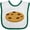 White and Green, variant on Inktastic Chocolate Chip Cookie Boys or Girls Baby Bib