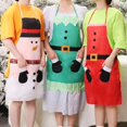 thumbnail image 1 of Christmas Apron Santa- for Merry Christmas Cooking Family- Party-, C Green, 1 of 5