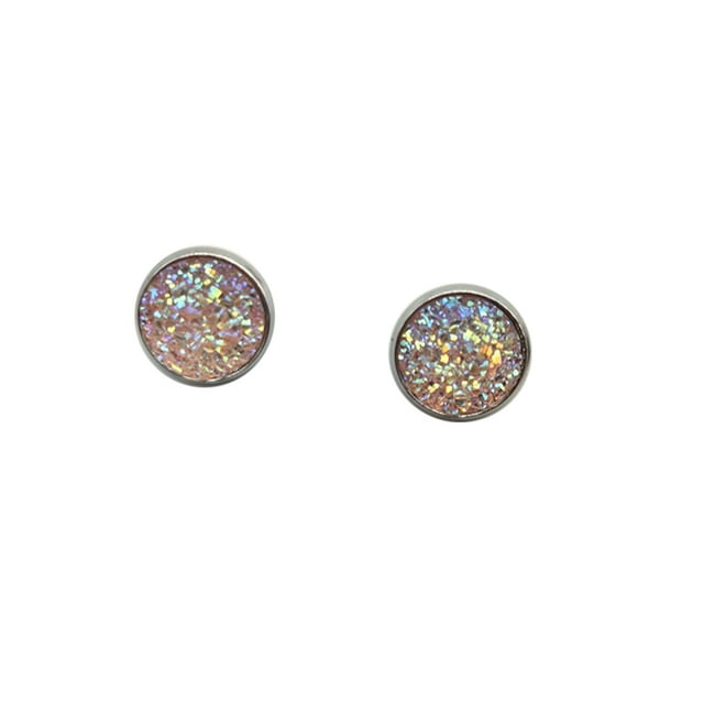 Pendientes de tuerca de 10 mm Pendientes de forma redonda Pendientes de gota de acero inoxidable resistentes Joyas de moda perforadas Tipo de Ropa, zapatos y accesorios Miscelánea tipo 27 27 Sonducket AP010471-27