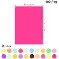 thumbnail image 5 of Pastels Copy Paper 100 PCS Assorted Rainbow Colored Printer Paper Perfect for School and Craft Projects Size A4, 5 of 5