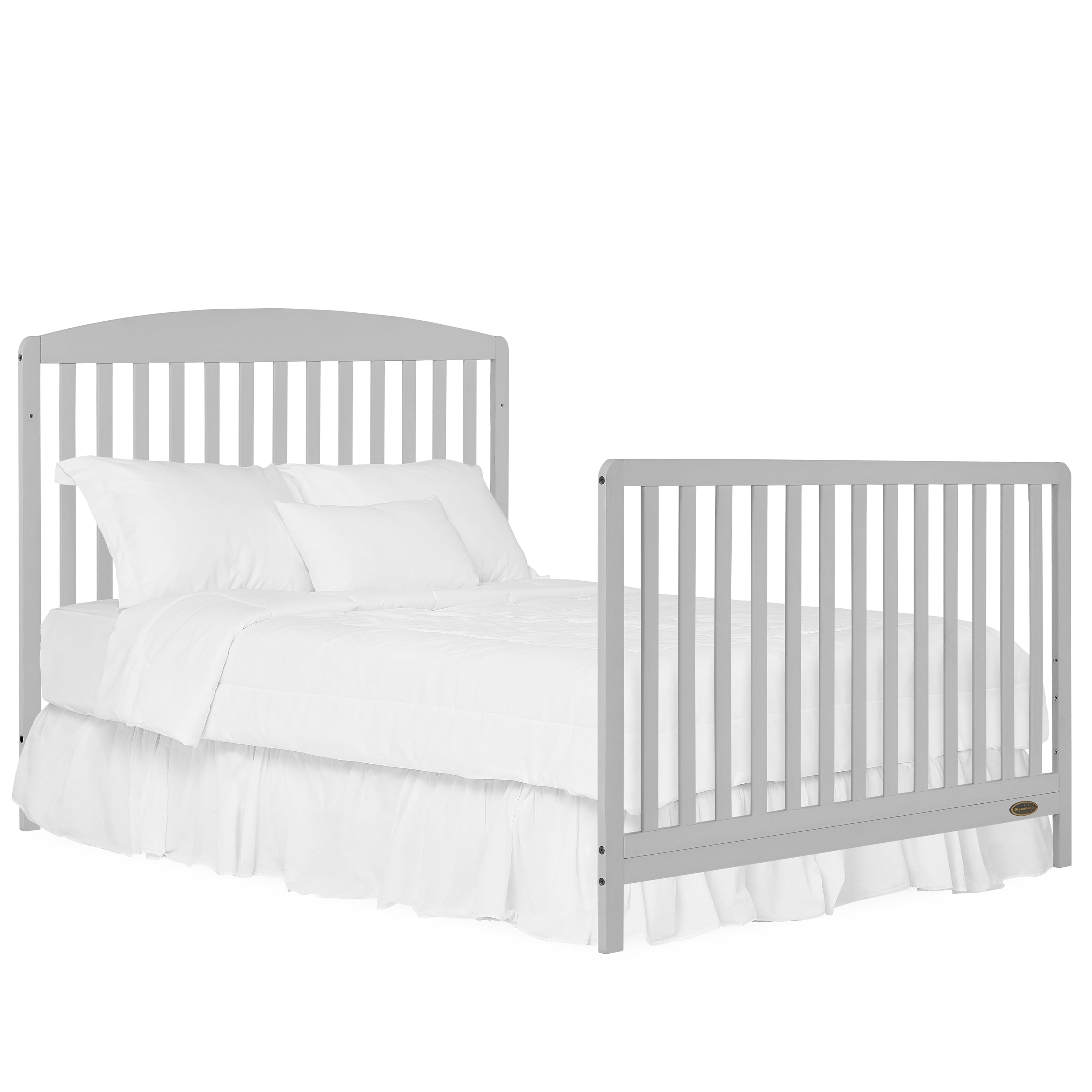 Dream On Me Odelle 5 in 1 Convertible Crib, Pebble Gray 