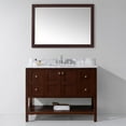 thumbnail image 4 of Winterfell 48" Single Bathroom Vanity in Cherry with Marble Top and Round Sink, 4 of 7