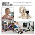 thumbnail image 3 of WEUVEB 2 Sets Manual Generator Model Wood for Generator Kit Science Experiment, 3 of 8