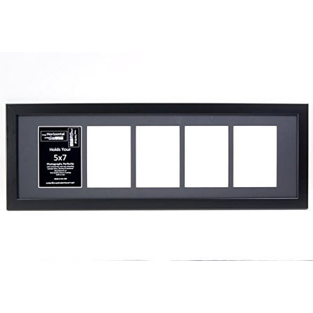 Creative Letter Art 5 Opening 5x7 Black Picture Frame With 10x32