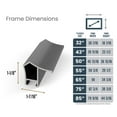thumbnail image 5 of Graphite - Alloy Prismatic Samsung Frame Bezel, 5 of 10