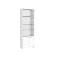 thumbnail image 4 of Librero Biblioteca Organizador Excelsior Lisa Blanco 180 cm con Repisas y Puertas, 4 of 6