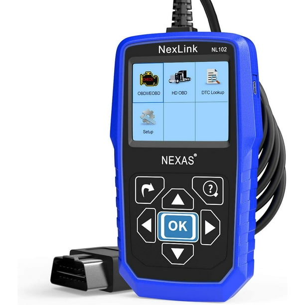 Nexas NL102 Heavy Duty Truck OBD2 Scanner EOBD+HDOBD Diagnostic Scan