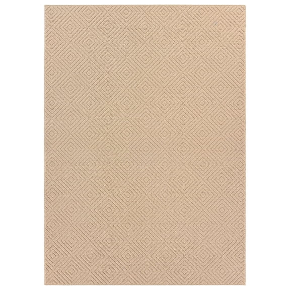 Garland Rug Brentwood Jasmine Tan Indoor Area Rug, 6' x 9'
