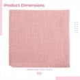 thumbnail image 3 of 12 PCS Pink Cotton Linen Napkins, Tassel Edge Table Napkins, Light Pink Cloth Napkins, Decorative Dining Napkins for Weddings, Parties, Photo Props, Everyday Use, 3 of 6
