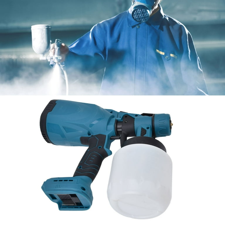 Electric Paint Sprayer Battery Powered Spray Gun Cordless Portable Adjustable Nozzle For Indoor Outdoor Use Rechargeable Ideal For DIY Projects Home Renovation Craft Enthusiasts Walmart