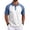 Blue#01, variant on Hsovts Men's Polo Shirts Moisture Wicking Raglan Men's Shirts Short Sleeve Color Block Soft Breathable Mens Golf Polo Shirts White XL