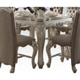 thumbnail image 5 of Bone White  Wooden Top with Decorative base with oversized scrolled feet Counter Height Table, 5 of 5