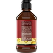 Natures Craft Liquid Cod Liver Oil Supplement, Omega 3 Fish Oil for Heart Health, Lemon Mint, 240 ml