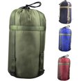 thumbnail image 2 of Mummy Sleeping Bags for Adults 18X38 cm Red-Wine Compression Bag with Straps for Backpacking and Hiking, 2 of 5