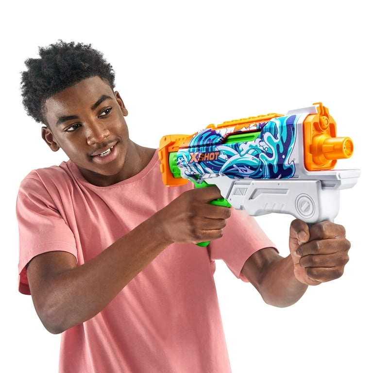 ZURU X-Shot Fast-Fill Hyperload Water Blaster with Skins, 500mL