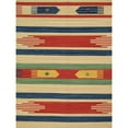 thumbnail image 3 of Pasargad Home Anatolian Kilim Hand-Woven Cotton Area Rug- 9' 0" X 12' 0" , Beige/Multi, 3 of 5