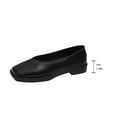 thumbnail image 5 of Miluxas Women's Casual Flat Shoes – Square Toe Flats for Casual Daily Wear Black 9(42), 5 of 9