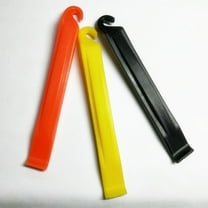 FELTECHELECTR Bike Tire Remover Tool 3Pcs Ergonomically Shaped Orange for Cyclists