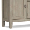 thumbnail image 6 of Simpli Home Redmond 72 inch Wide Solid Wood TV Stand in Distressed Grey For TVs up to 80 inches, 6 of 9