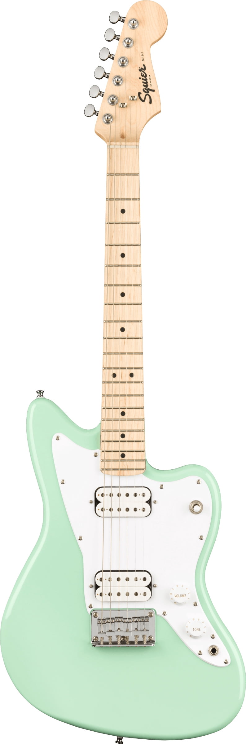 Fender Squier 3/4-Size Kids Mini Jazzmaster HH - Surf Green w/ Cable