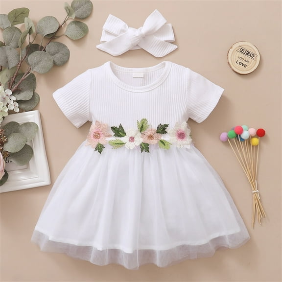 Girl Dress Cartoon Birthday Girl Dress Toddler Girls Rainbow Dress 2T