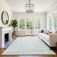 thumbnail image 7 of Addison Rugs Mayfield Premium Machine Washable Transitional Stripes Mint Rectangle Rug, 5' x 7'6", 7 of 7