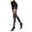 Black, variant on Velveteen Semi-Opaque 30 Denier Control Top Tights - Womens - Female (L-XL, Black)