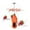 Orange, variant on Easter Kitchen Fold Flat Handheld Kitchen Mixer Milk Frother Handheld Coffee Beverage Mixer Stainless Steel Foam