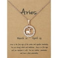 thumbnail image 5 of Collar con colgante de los 12 signos del zodiaco, regalo de cumpleaños para mujeres y niñas, Escorpio, 5 of 5