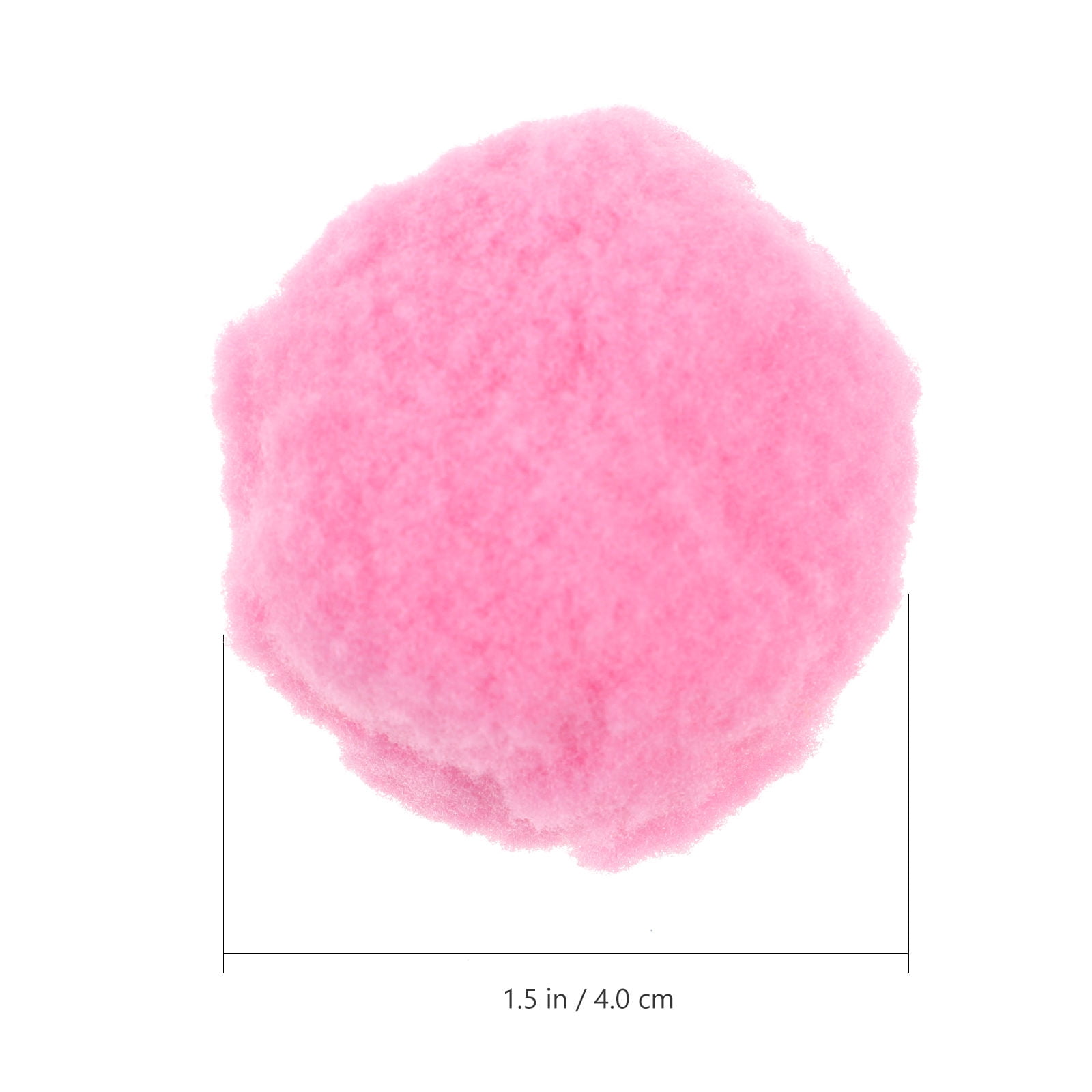 FRCOLOR  100 Pcs Crafting Fluffy Balls Clothing Pom Poms Large Blue Colorful