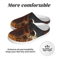 thumbnail image 6 of Picia Astronaut Exploring Mars for Women's Lamb-hug Comfy Fleece House Slippers Memory Foam, Slip-on House Shoes Indoor Outdoor-42/43, 6 of 7