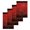 Red, variant on Ombre Gray Geometric Kitchen Dish Towels for Drying Dishes Set of 2, Modern Abstract Art Waffle Weave Microfiber Hand Tea Bathroom Towels Quick Dry & Absorbent Towel 15.7x23.6