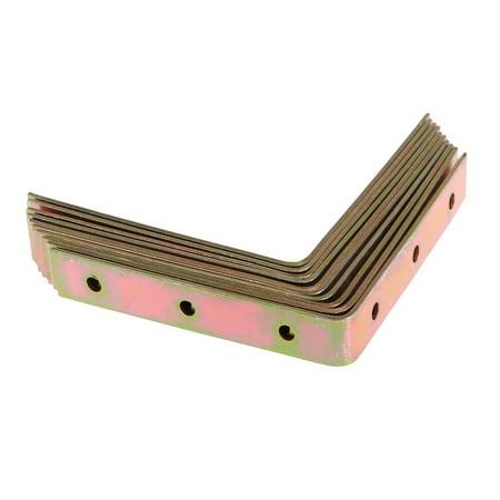 

12pcs L Shaped Corner Brace Shelf Brackets Angle Bracket Shelf Support Wall Hanging Silver