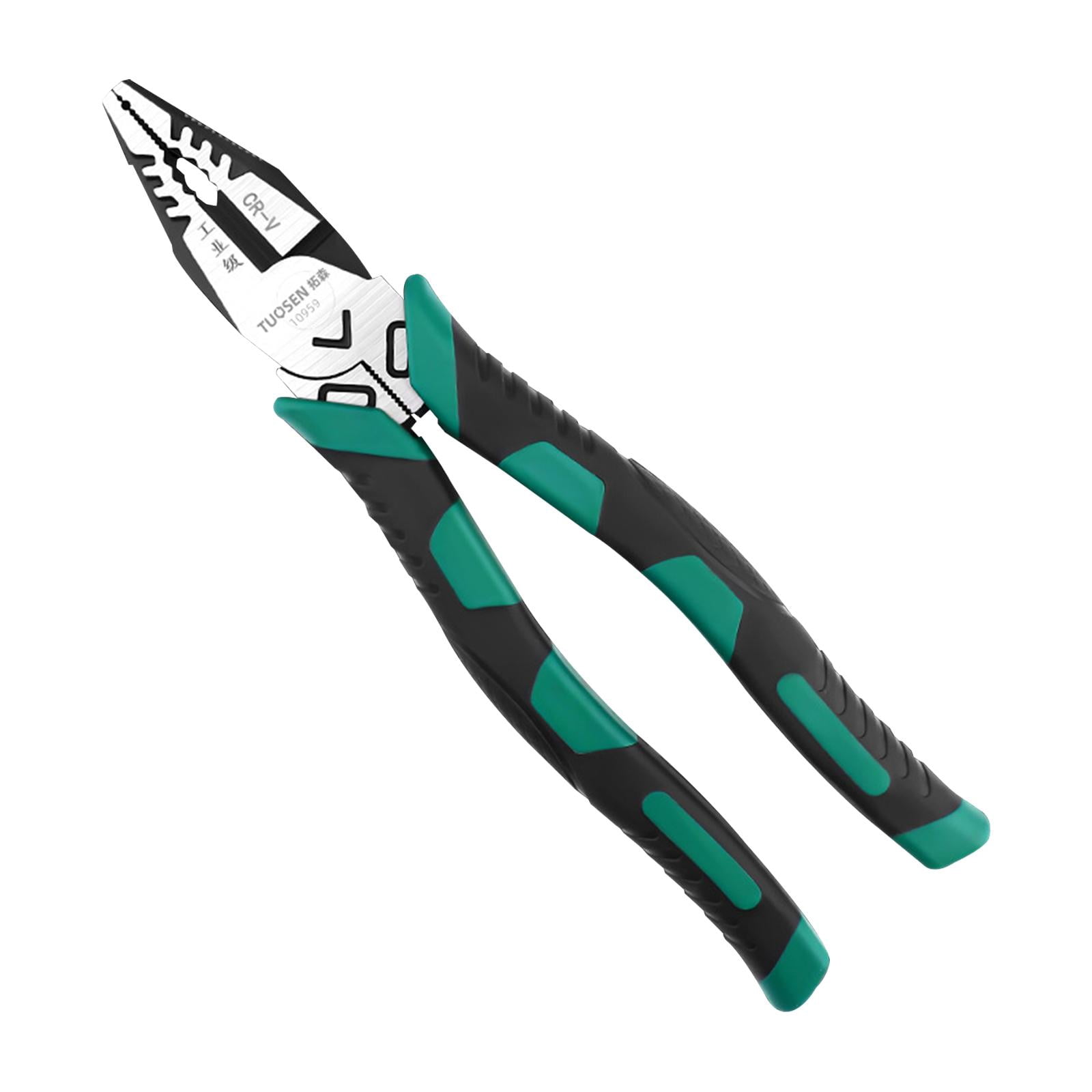Nishiyuenyi Pliers with Wire Cutter Wire Crimper Hand Tools Heavy Duty for Network Engineers 9in