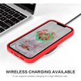 thumbnail image 5 of iPhone 13 Case,Phone Case for iPhone 13,Slim Fit Liquid Silicone Soft Gel Rubber Lightweight Microfiber Lining Shockproof Anti-Scratch Protective Phone Cover for iPhone 13 6.1'', Bright Red, 5 of 17