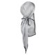 thumbnail image 1 of Sombrero de turbante de bandana de cola larga para mujer para hombre Headwear Chemo Wrap cubierta de pérdida de cabello Plata Salvador Gorra de cola larga, 1 of 8