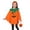 Kids-NO light, variant on FchengtaiS 3PCS Halloween Pumpkin Costume for family,Glow in the Dark Halloween Pumpkin Cloak-Poncho with Headband & Candy Bag for Holiday Party